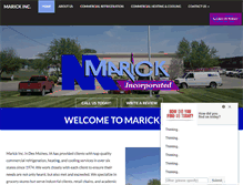 Tablet Screenshot of marickinc.com